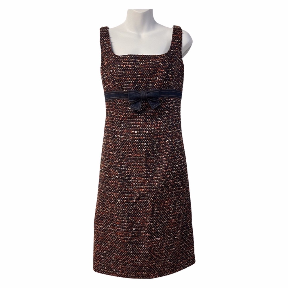 ❤️ HOST PICK ❤️ Escada Tweed Dress with Denim Bow